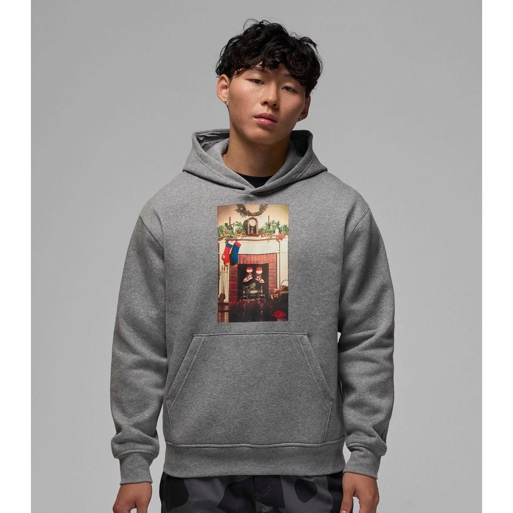 New Small Jordan Jumpman Chimney Fleece Pullover HQ5654-092